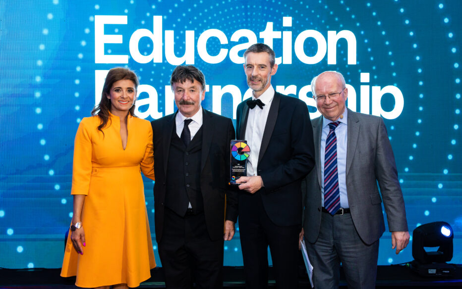 Iain Nixon, EPNE Vice Principal of Commercial and Partnerships, received the Business Collaboration Award at the Educate North Awards.